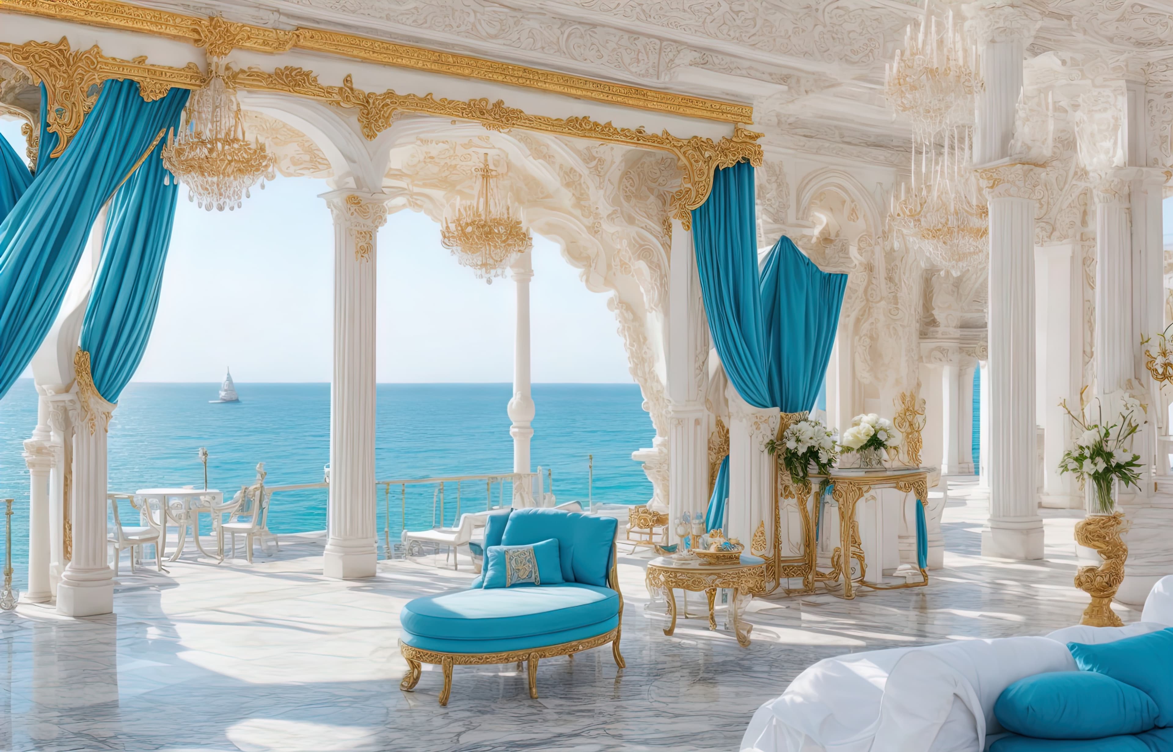 Luxury AI Lounge